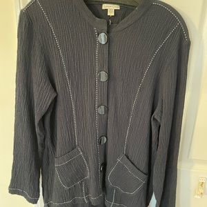 Lemon Grass black tunic top